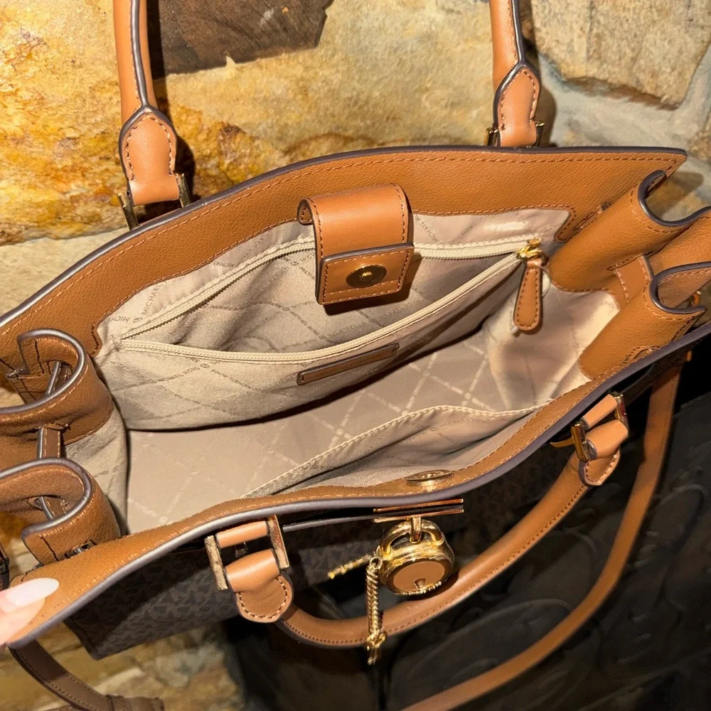 Michael Kors Brown and Tan Satchel - Picture 3 of 8